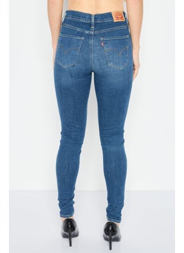 اشتري Women Super Skinny Fit Washed Stretchable Jeans, Blue في الامارات