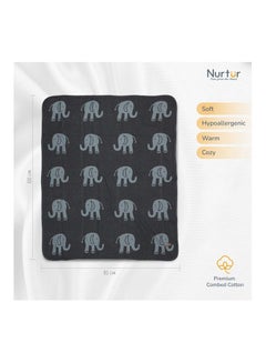 Buy Nurtur Soft Baby Blankets for Boys & Girls  Blankets Unisex for Baby 100% Combed Cotton  Soft Lightweight Fleece for Bed Crib Stroller & Car Seat Official Nurtur Product in UAE
