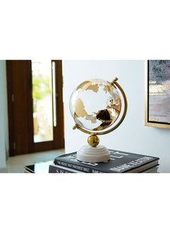 اشتري Around Th World Decor Globe 23x20x38cm Gold في الامارات