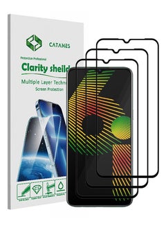 Buy 3 Pack For Realme 6i Screen Protector Tempered Glass Full Glue Back in UAE