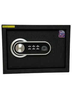 اشتري LG Well Designed textured-Black Fingerprint Safe Box , Kalon and Password - With removable Shelf - Secure Storage with Biometric Access H25*W35*D25 CM في مصر