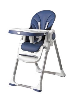 اشتري Baybee 3 in 1 Emperia Plus Baby High Chair for ids Feeding Chair مع ارتفاع قابل للتعديل وحزام أمان ومقعد معزز للأطفال الرضع مع صينية كرسي مرتفع للأطفال من 6 أشهر إلى 4 سنوات أزرق في الامارات