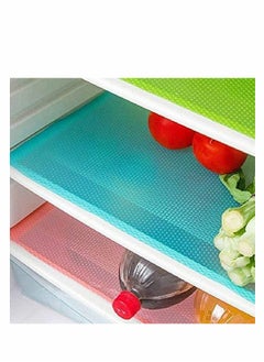 Buy 6 Pcs Refrigerator Mats,EVA Refrigerator Liners Washable Can Be Cut Refrigerator Pads Fridge Mats Drawer Table Placemats,Shelves Drawer Table Mats,Size 17.6"x11.3",Red/2 Green/2 Blue/2 in UAE