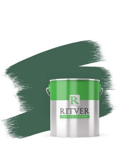 اشتري Ritver Premium Water Based Wall Paint Emulsion Ever Green 3.6L RP-610 في الامارات