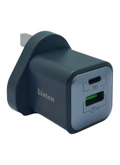 اشتري Wall Charger Home USB Port Q3.0 And Type-C Port 20W Fast Charger في السعودية