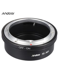 اشتري Andoer FD-NEX Adapter Ring Lens Mount for Canon FD Lens to Fit for Sony NEX E Mount Digital Camera Body في الامارات