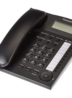 Buy Panasonic KX-TS880 Integrated Corded Telephone, Black in UAE