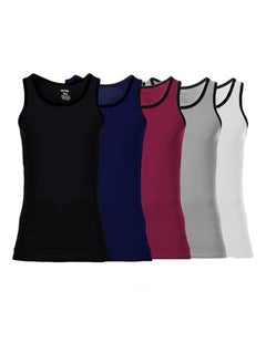 Buy Cottonil Set of 5 Everyday Undershirt Sleeveless 0803 in Egypt