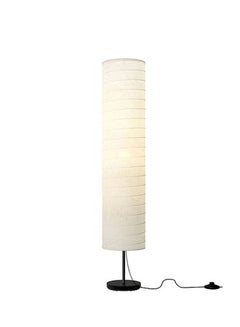 Buy Floor Lamp, Modern Design Standing Light with Linen Lamp Shade, Tall Lamp for Living Room/Bedroom/Study Room/Office with Lamp Base in Saudi Arabia