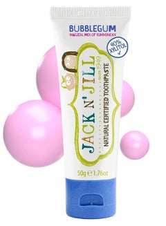 Buy Natural Certified Toothpaste Bubblegum Flavour 50g in UAE