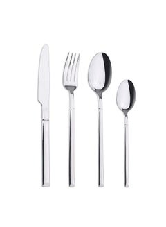 Buy Stainless Steel Dinnerware Silverware Dinner Nordic Tableware Knife Fork Spoon 4PCS Gift Set in Saudi Arabia