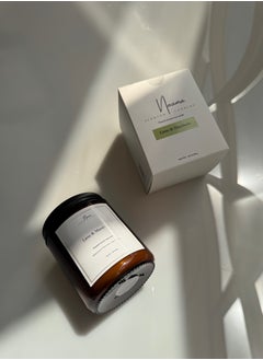 Buy Hand Poured,non toxic,eco-friendly,premium cocosoy Scented Candle- Lime & Mandarin Scent. in UAE