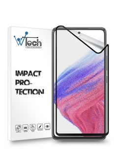 Buy Matte Ceramics Screen Protector For Samsung Galaxy A53 5G 6.5 Inch Clear/Black in Saudi Arabia