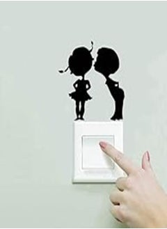 اشتري Switch Panel Sticker - Boy & Girl, Home Decor, Waterproof Wall Sticker في مصر