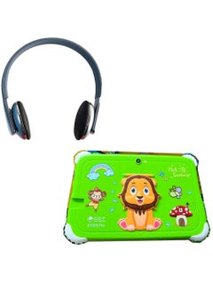 Buy CCIT 7 Inch IPS Display Android Kids Tablet With 4 GB RAM 128 GB ROM and Headphone Combo Green in UAE