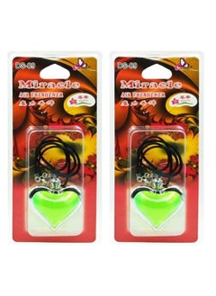 Buy 2-Piece of Miracle air freshener with apple scent in Saudi Arabia