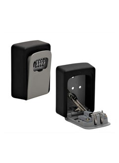 اشتري Home Hut Outdoor Wall Lock Mount Lockable Combination Key Storage Safe Security Indoor And Outdoor في الامارات