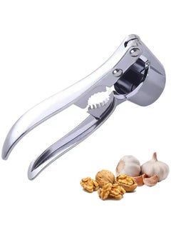 Buy 5 in 1 Garlic Press Stainless Steel, Multi-Use Garlic Press Garlic Mincer Garlic Crusher Garlic Chopper Garlic Press Rocker Kitchen Gadgets in UAE