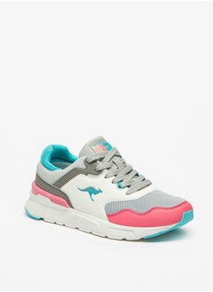 Buy KangaROOS Women Colourblock Lace Up Sports Shoes in UAE