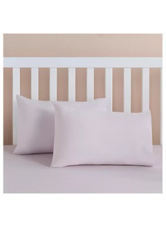 Buy Eco Snuggle Organic Cotton 200 Thread Count 2-Piece Pillowcase Set - 30x45 cm in Saudi Arabia