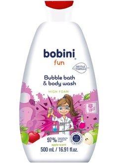 Buy Fun Bubble Bath & Body Wash – High Foam – Apple Scent 500ml in Egypt