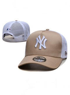 Buy New Era MLB Sunshade Hat, Mesh Hat, Outdoor Men's and Women's Sports Essential Duck billed Hat, Khaki Color in UAE