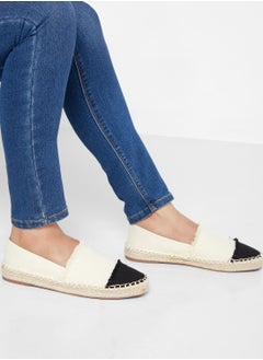 Buy Colourblock Espadrilles With Fringe Detail in UAE