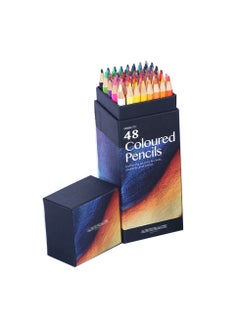 Buy 48 Piece Art Supplies Wooden Colored Drawing Pencil Set in UAE