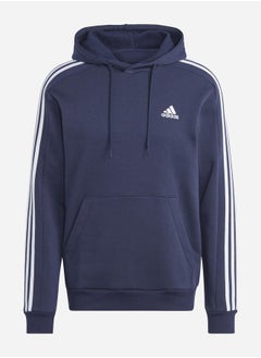 Buy Essentials Fleece 3-Stripes Hoodie in Saudi Arabia