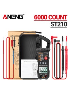 Buy ANENG Digital Clamp Meter AC/DC Current Clamp True-RMS Multimeter Auto-Ranging Multi Tester with Amp Volt Ohm Resistance Capacitance Continuity Diode Temperature Frequency NCV Tests in Saudi Arabia