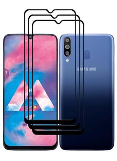 اشتري 3 Pieces Antistatic ESD Dustproof Premium Quality High Definition Tempered Glass Screen Protector Designed For Samsung Galaxy M30 في الامارات