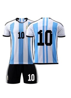 Buy 2-Piece Set Of Argentina Team's New Size 10 Football Jersey in Saudi Arabia