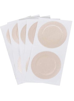 Buy 5 Pair Ultra Thin Disposable Nipple Pasties Cover/Bra Pad Patches/Self Adhesive Sticker Cotton Peel and Stick Bra Petals Cotton Peel and Stick Bra Petals in UAE