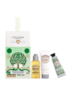 اشتري Almond Ornament - Giftset Almond Shower Oil 35ml Almond Milk Concentrate 20ml Delicious Hands 10ml في الامارات