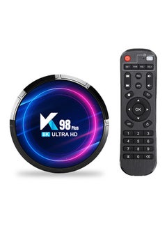 Buy K98 PLUS Android 13.0 Smart TV Box RK3528 Quad-core UHD 4K Media Player H.265 8K Decoding HDR10+ 2.4G/5G WiFi6 BT5.0 4GB+32GB with Remote Control LED Display in UAE