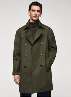 Buy Classic Water-Repellent Trench Coat in UAE