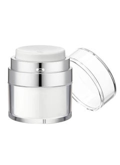 Buy Airless Pump Jars Empty Refillable Makeup Jar Acrylic Press Cosmetic Containers Leakproof Vacuum Face Cream Bottle For Toiletries Cosmetic Container-30ml in Saudi Arabia