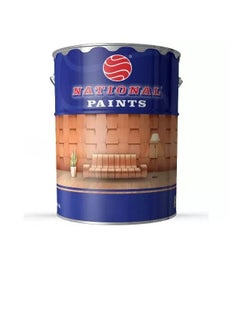 Buy NATIONAL PAINTS-Wood Stain 019 Dark Walnut 3.6 L in UAE