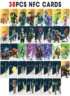 Buy 38 Pcs The Legend Of Zelda Amiibo Mini Card Sensor Card Set Breath of the Wilderness Tears Of The Kingdom Of Zelda Amiibo Linkage Card in Saudi Arabia
