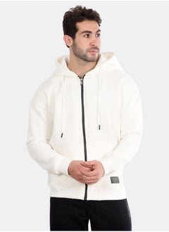 Buy Basic Inner Fleece Zip Through Hoodie in Egypt