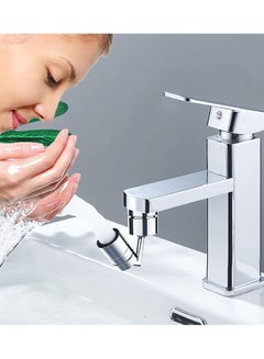 Buy Universal Splash Filter Faucet 720°Rotatable Kitchen Faucet Anti-Splash 4-Layer Filter Oxygen-Enriched Foam Leakproof Faucet in UAE