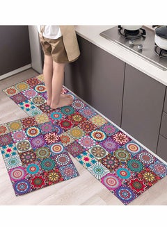 2 Pack Kitchen Rug Mat & Runner Set Floor Mats Anti Fatigue