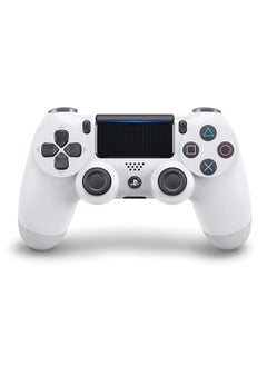 Buy Dualshock Wireless Controller For PS4, Bluetooth High Performance Gamepad With Dual Motor Feedback - Glacier White in UAE