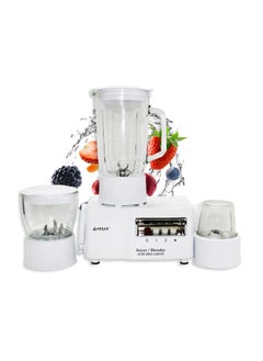 Buy 4 in 1 Electric Blender 400W 1L Glass Jar 2 Speeds FXSB-240 White in Saudi Arabia