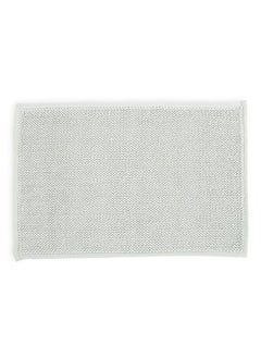 Buy Handwoven Bath Rug, Blue - 80X0.5 Cm in UAE