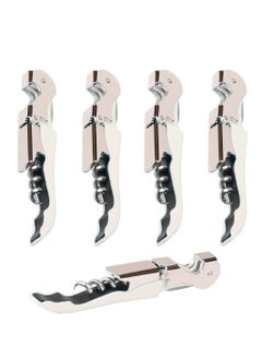 Buy 4 Packs Professional Waiter Corkscrew Wine Openers Set Upgraded With Heavy Duty Stainless Steel Hinges Key for Restaurant Waiters Sommelier Bartenders in UAE