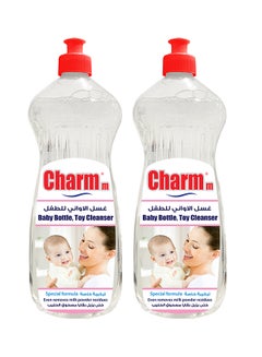 Buy Baby Bottle, Toy Cleanser 2x1L in UAE