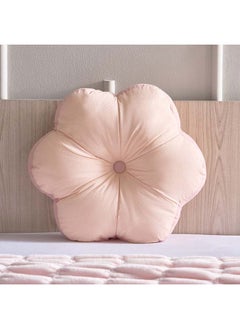 Buy Flutterby Bloom Shaped Cotton Patchwork Filled Shaped Cushion 50 x 4 x 50 cm in Saudi Arabia