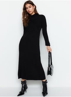 اشتري Black Bolero Double Breasted Detailed Knitwear Dress TCTAW24EB00011 في مصر