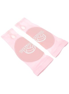 Buy 1 Pair Volleyball Arm Sleeves Passing Forearm Sleeves with Protection Pad/Thumbhole Arm Sleeves for Girls Boys Kids Youth Volleyball Training Protect Arms from Sting in UAE